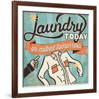 The Cleaners I-Pela Design-Framed Premium Giclee Print