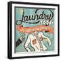 The Cleaners I-Pela Design-Framed Art Print