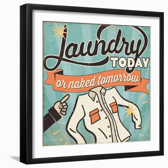 The Cleaners I-Pela Design-Framed Premium Giclee Print