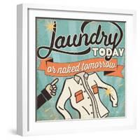 The Cleaners I-Pela Design-Framed Premium Giclee Print