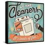 The Cleaners II-Pela Design-Framed Stretched Canvas