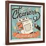 The Cleaners II-Pela Design-Framed Art Print