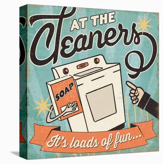 The Cleaners II-Pela Design-Stretched Canvas