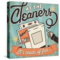 The Cleaners II-Pela Design-Stretched Canvas