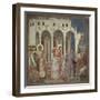 The Cleansing of the Temple, c.1305-Giotto di Bondone-Framed Giclee Print