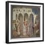 The Cleansing of the Temple, c.1305-Giotto di Bondone-Framed Giclee Print