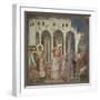 The Cleansing of the Temple, c.1305-Giotto di Bondone-Framed Giclee Print