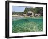 The clear water and rocks of Ko Miang island.-Sergio Pitamitz-Framed Photographic Print