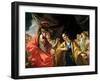 The Clemency of Alexander the Great (356-323 BC) in Front of the Family of Darius III (D.330 BC)-Giovanni Antonio Pellegrini-Framed Giclee Print
