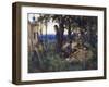 The Clergymen Hiding Church Treasures in a New Grave in a Cemetery by Vladimirov, Ivan Alexeyevich-Ivan Alexeyevich Vladimirov-Framed Giclee Print