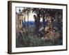 The Clergymen Hiding Church Treasures in a New Grave in a Cemetery by Vladimirov, Ivan Alexeyevich-Ivan Alexeyevich Vladimirov-Framed Giclee Print