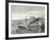 The 'Clermont' Robert Fulton's First Steamboat Sailing on the Hudson River in New York at Albany-Robert Fulton-Framed Giclee Print