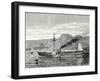 The 'Clermont' Robert Fulton's First Steamboat Sailing on the Hudson River in New York at Albany-Robert Fulton-Framed Giclee Print