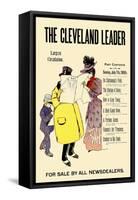 The Cleveland Leader for Sale by All Newsdealers-null-Framed Stretched Canvas