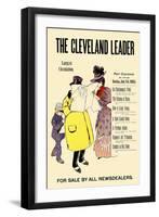 The Cleveland Leader for Sale by All Newsdealers-null-Framed Art Print