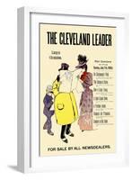 The Cleveland Leader for Sale by All Newsdealers-null-Framed Art Print