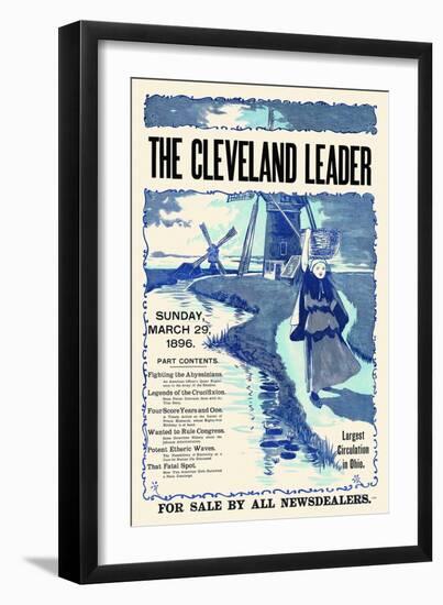 The Cleveland Leader, Sunday March 29, 1896-null-Framed Art Print