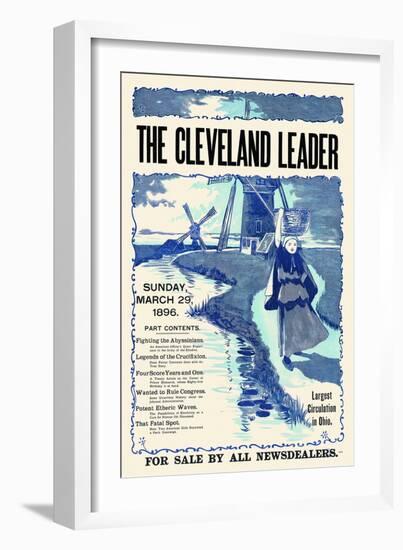 The Cleveland Leader, Sunday March 29, 1896-null-Framed Art Print