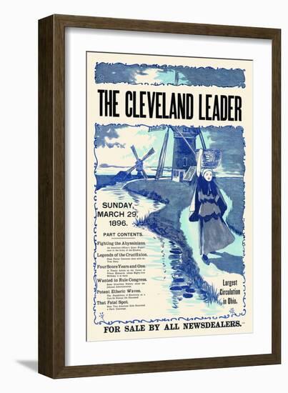 The Cleveland Leader, Sunday March 29, 1896-null-Framed Art Print