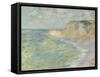 The Cliff Above, 1885-Claude Monet-Framed Stretched Canvas