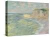 The Cliff Above, 1885-Claude Monet-Stretched Canvas