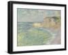 The Cliff Above, 1885-Claude Monet-Framed Giclee Print