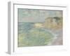 The Cliff Above, 1885-Claude Monet-Framed Giclee Print