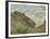 The Cliff at Pourville-Claude Monet-Framed Giclee Print