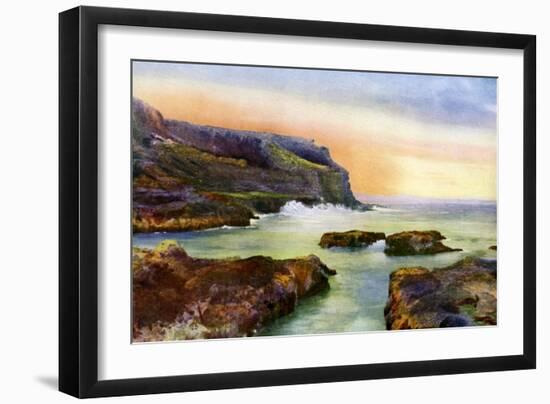 The Cliff, Castlerock, Londonderry, Northern Ireland, 1924-1926-MC Green-Framed Giclee Print