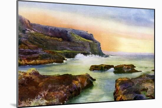 The Cliff, Castlerock, Londonderry, Northern Ireland, 1924-1926-MC Green-Mounted Giclee Print