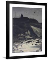 The Cliff from St Thomas's Pit, Bude-Tom Hughes-Framed Giclee Print