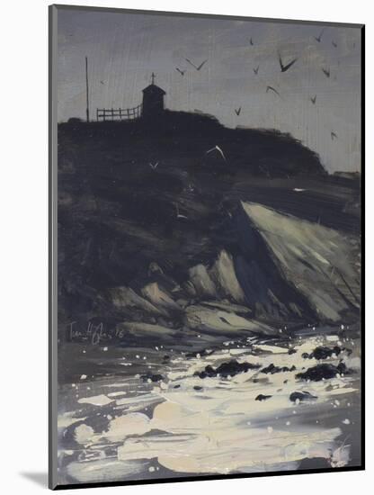 The Cliff from St Thomas's Pit, Bude-Tom Hughes-Mounted Giclee Print