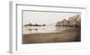 The Cliff House from the Beach, San Francisco, California, 1868-1870-Carleton Watkins-Framed Art Print