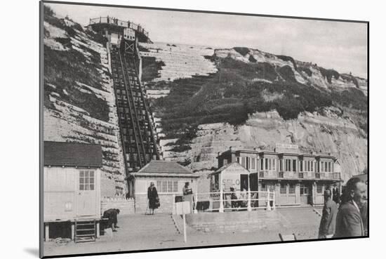 The Cliff Lift at Bournemouth, Dorset, Early 20th Century-null-Mounted Giclee Print