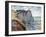 The Cliff of Aval, Etretat, 1885-Claude Monet-Framed Premium Giclee Print