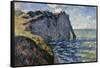 The Cliff of Aval, Etretat, 1885-Claude Monet-Framed Stretched Canvas