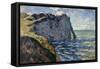 The Cliff of Aval, Etretat, 1885-Claude Monet-Framed Stretched Canvas