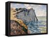 The Cliff of Aval, Etrétat, 1885-Claude Monet-Framed Stretched Canvas