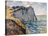 The Cliff of Aval, Etrétat, 1885-Claude Monet-Stretched Canvas