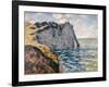 The Cliff of Aval, Etrétat, 1885-Claude Monet-Framed Giclee Print