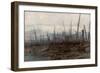 The Cliff of Craonne, C1917-Francois Flameng-Framed Giclee Print