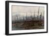 The Cliff of Craonne, C1917-Francois Flameng-Framed Giclee Print