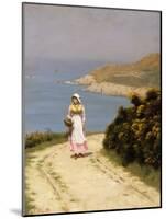 The Cliff Path-Edmund Blair Leighton-Mounted Giclee Print