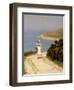 The Cliff Path-Edmund Blair Leighton-Framed Giclee Print