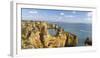 The cliffs and sea stacks of Ponta da Piedade, Algarve, Portugal.-Martin Zwick-Framed Photographic Print