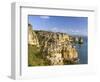 The cliffs and sea stacks of Ponta da Piedade, Algarve, Portugal.-Martin Zwick-Framed Photographic Print