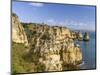 The cliffs and sea stacks of Ponta da Piedade, Algarve, Portugal.-Martin Zwick-Mounted Photographic Print