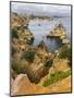 The cliffs and sea stacks of Ponta da Piedade, Algarve, Portugal.-Martin Zwick-Mounted Photographic Print