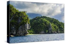 The Cliffs around Puerto Princessa Underground River, Palawan, Philippines-Michael Runkel-Stretched Canvas