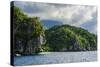 The Cliffs around Puerto Princessa Underground River, Palawan, Philippines-Michael Runkel-Stretched Canvas